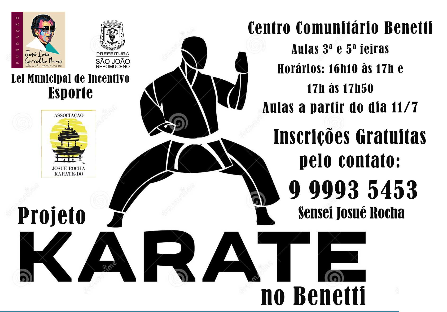 Prefeitura Municipal De São João Nepomuceno Projeto De Karate Abre Inscrições Gratuitas No 
